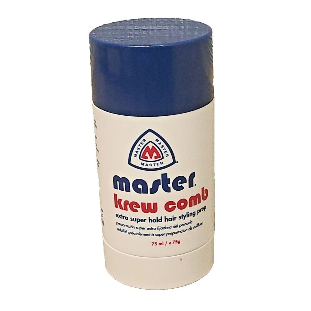 Master Krew Comb Extra Super Hold Hair Styling Prep STICK 75 ml NOS Multiple Avl